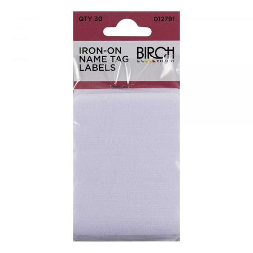 Birch Iron-On Name Tag Labels - 012791 - Mooroolbark Wool