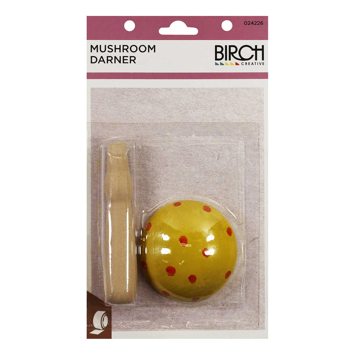 Birch Mushroom Darner 024226 - Mooroolbark Wool