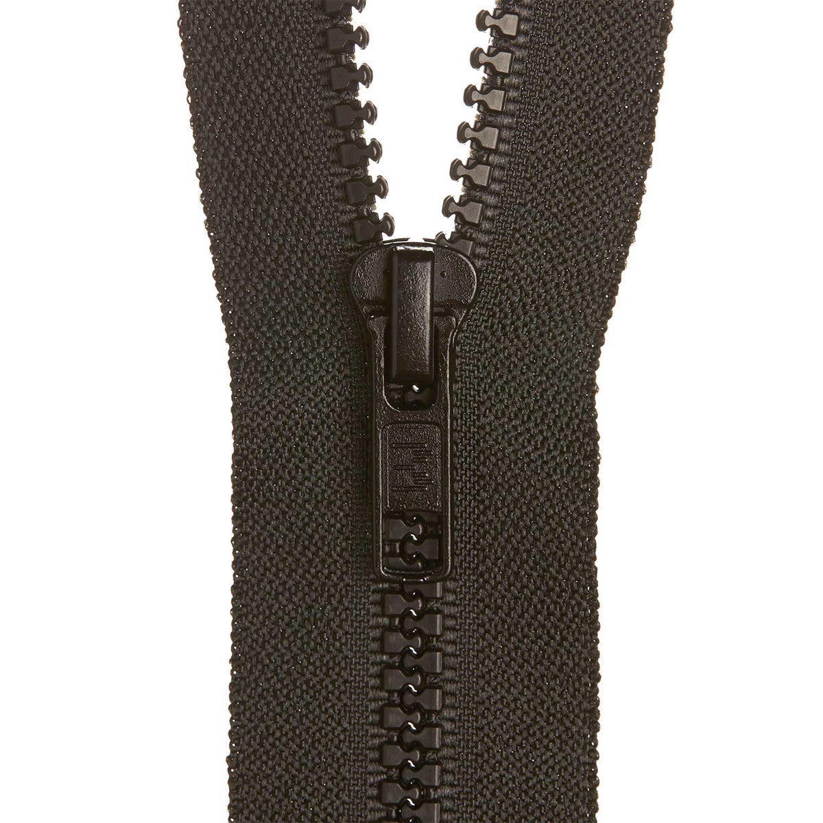 Birch Open End Zip -51cm Black 310 - Mooroolbark Wool
