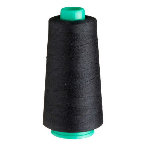 Birch Overlocking Thread 2500m -Polyester 004612 - 352 Black - Mooroolbark Wool