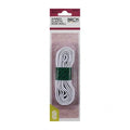Birch Ribbed Elastic Non-Roll White 12mm x 1m - 009212 - Mooroolbark Wool