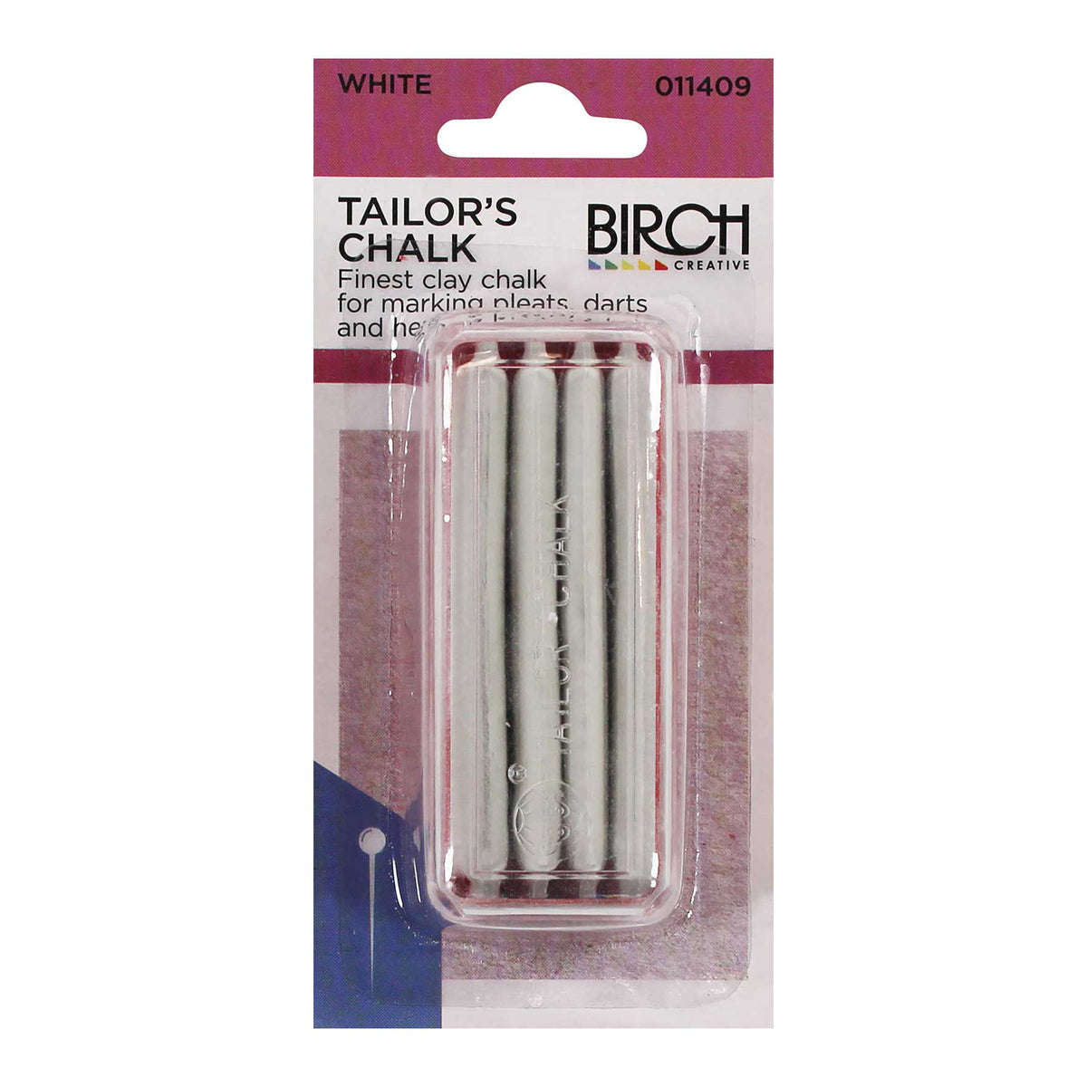 Birch Tailors Chalk - White - Mooroolbark Wool