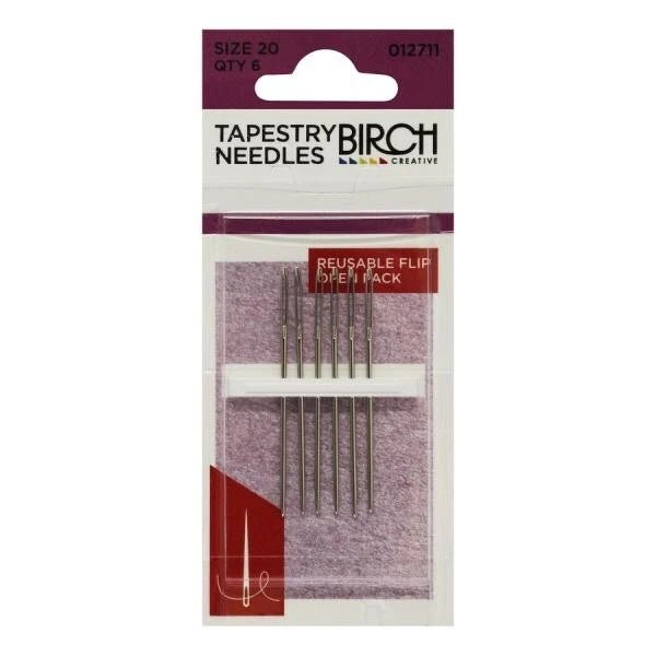 Birch Tapestry Needles - Size 20 - Mooroolbark Wool
