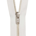 Birch Trouser Zip - 15cm White 101 - Mooroolbark Wool