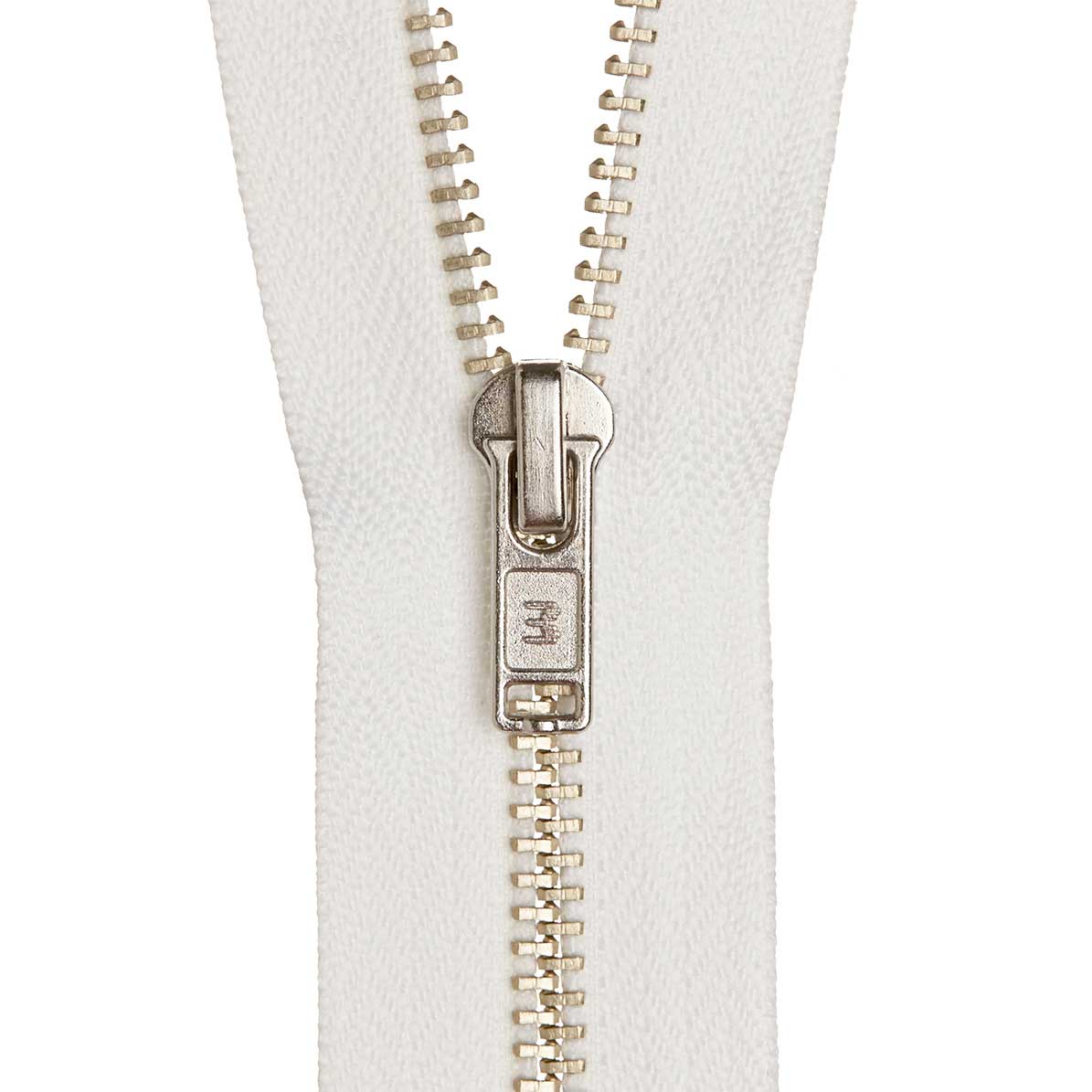 Birch Trouser Zip - 15cm White 101 - Mooroolbark Wool