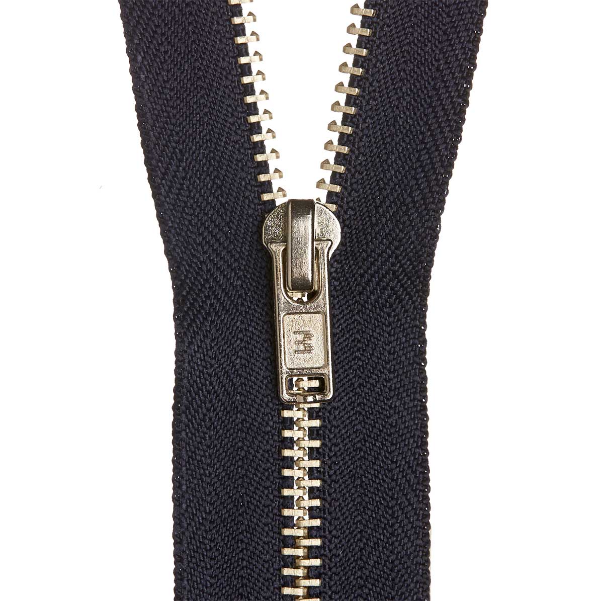 Birch Trouser Zip - 18cm - Dark Blue 318 - Mooroolbark Wool