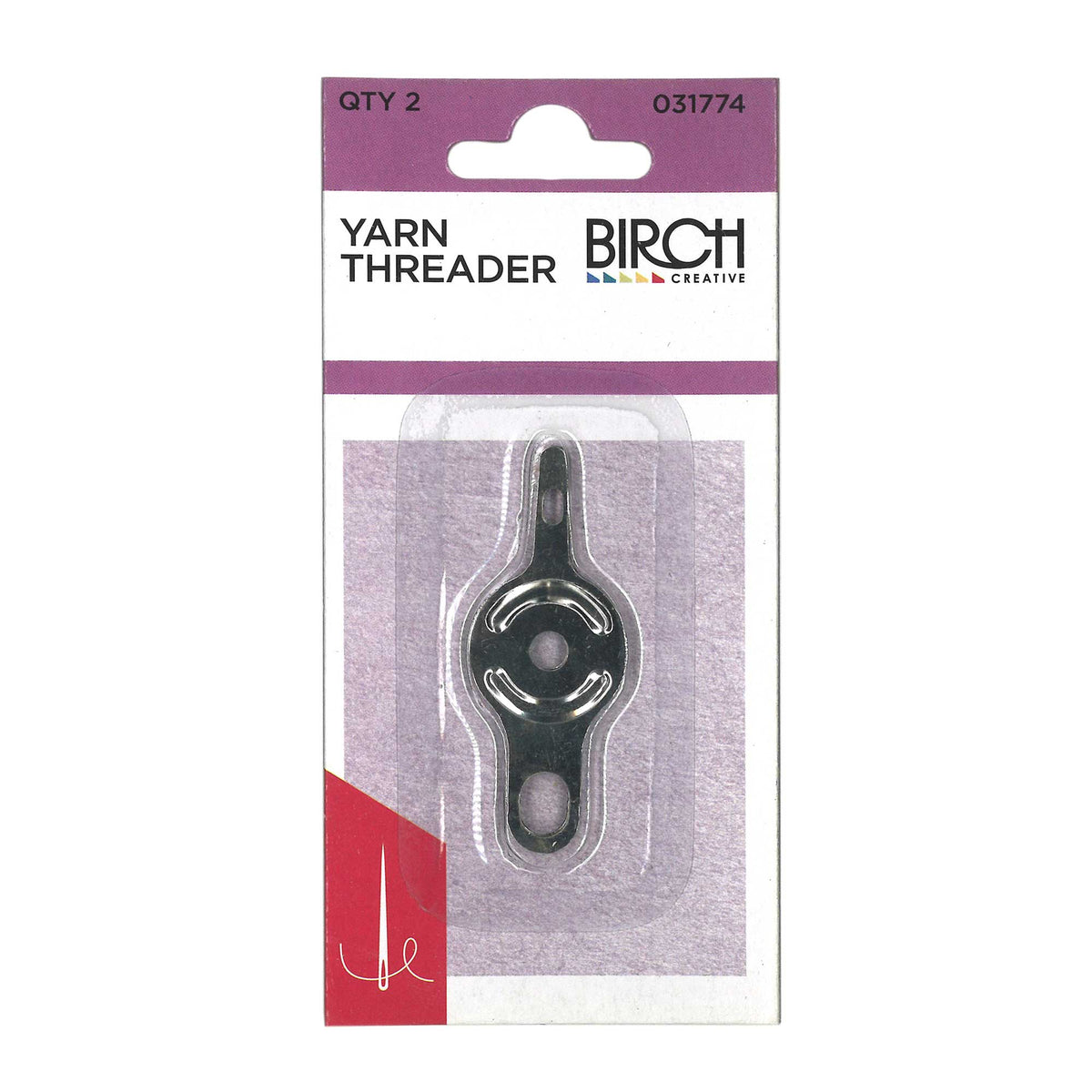 Birch Yarn Threader qty 2 - 031774 - Mooroolbark Wool