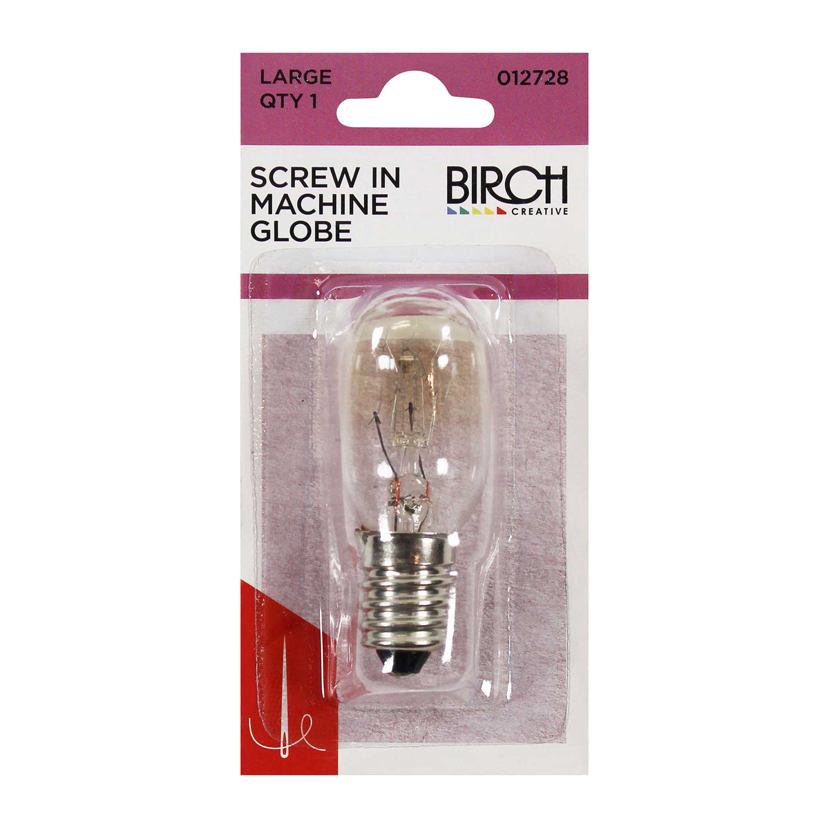 Birch Screw in Machine Globe - small & large