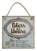 Bless this House Sign - AHS001 - Mooroolbark Wool