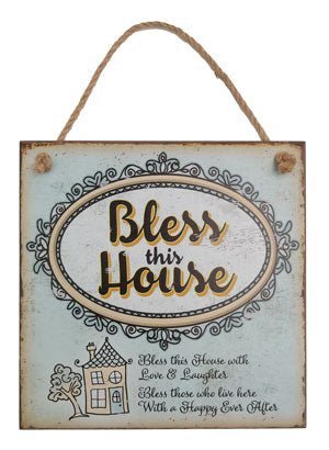 Bless this House Sign - AHS001 - Mooroolbark Wool