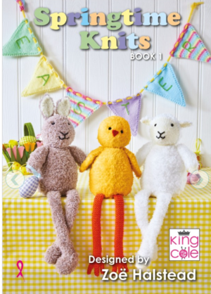 Book 1 Springtime Knits - King Cole Truffle - Mooroolbark Wool