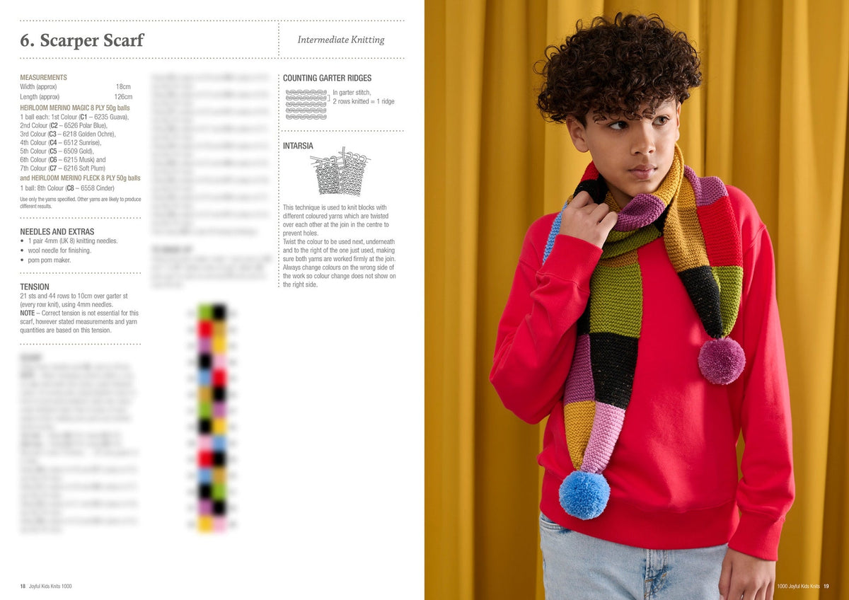 Book 1000 - Heirloom Joyful Kids Knits 8 Ply - Mooroolbark Wool