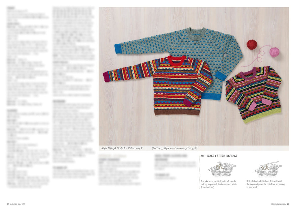 Book 1000 - Heirloom Joyful Kids Knits 8 Ply - Mooroolbark Wool