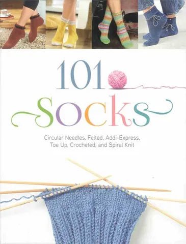 Book - 101 Socks - Mooroolbark Wool