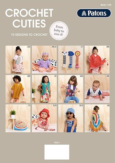 Book 1102 - Patons Crochet Cuties - Mooroolbark Wool