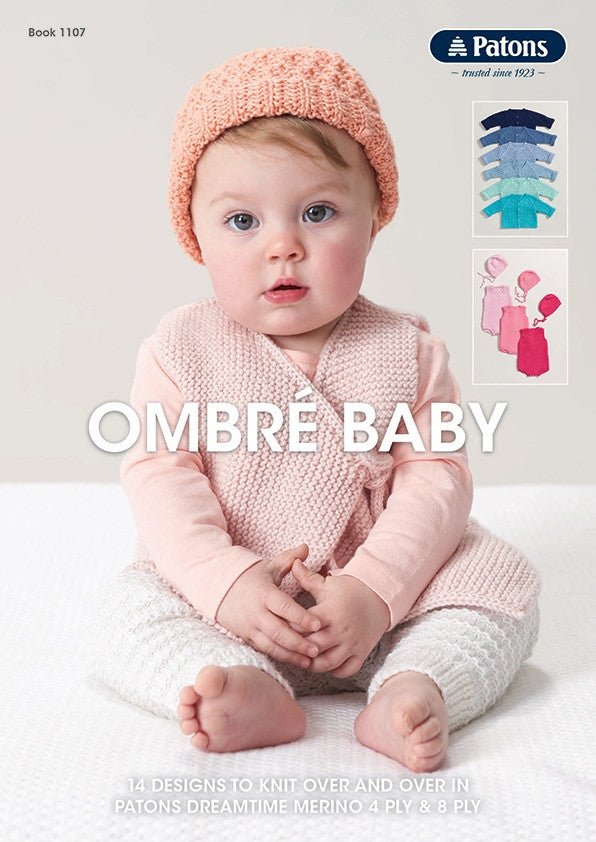 Book 1107 - Patons Ombre Baby - Mooroolbark Wool