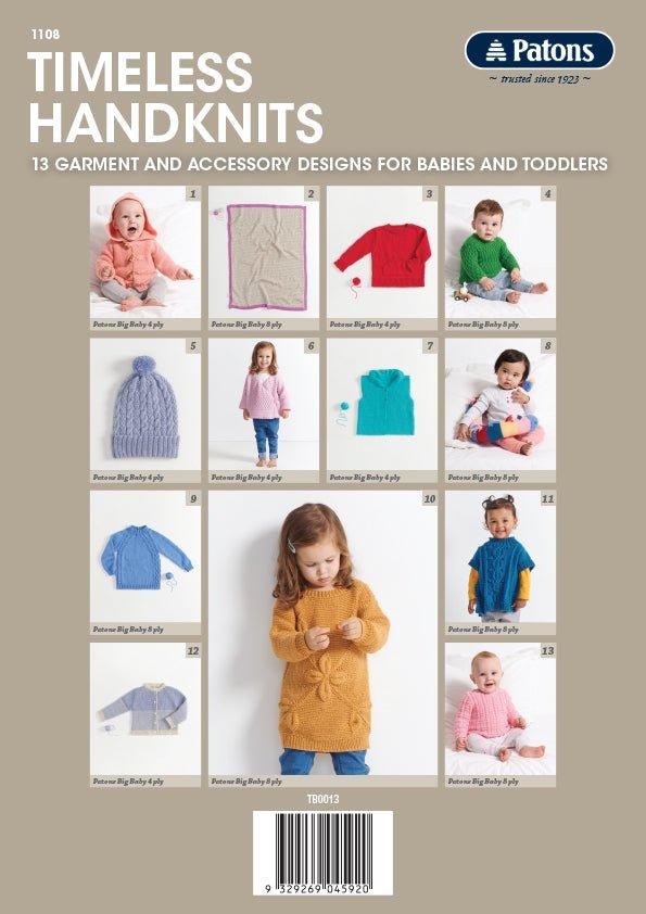 Book 1108 - Timeless Handknits - Mooroolbark Wool