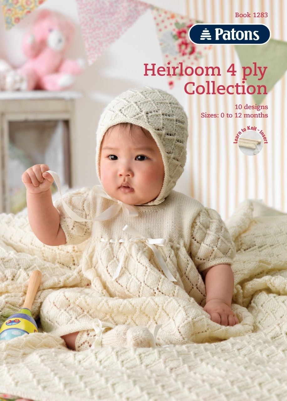 Book 1283 - Patons Heirloom Collection - Mooroolbark Wool