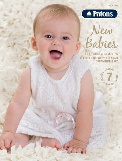 Book 1311 - Patons New Babies - Mooroolbark Wool