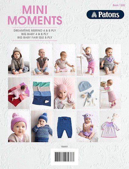 Book 1320 - Patons Mini Moments - Mooroolbark Wool