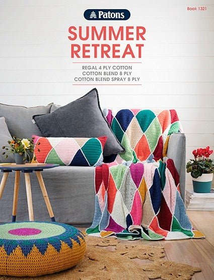 Book 1321 - Patons Summer Retreat - Mooroolbark Wool