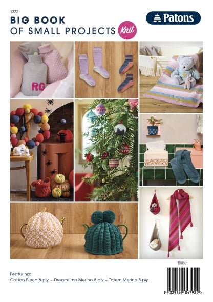 Book 1322 Big Book of Small Projects - Mooroolbark Wool