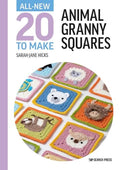 Book - 20 to Make Animal Granny Sqaures - Mooroolbark Wool