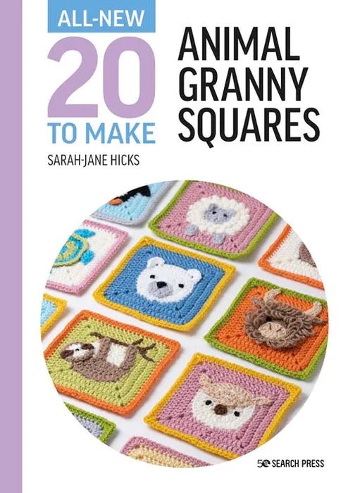 Book - 20 to Make Animal Granny Sqaures - Mooroolbark Wool