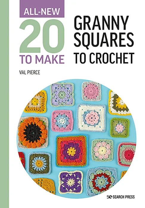 Book - 20 to Make Granny Squares to crochet - Mooroolbark Wool