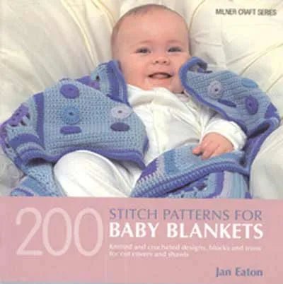 Book - 200 Stitch Patterns for Baby Blankets - Mooroolbark Wool