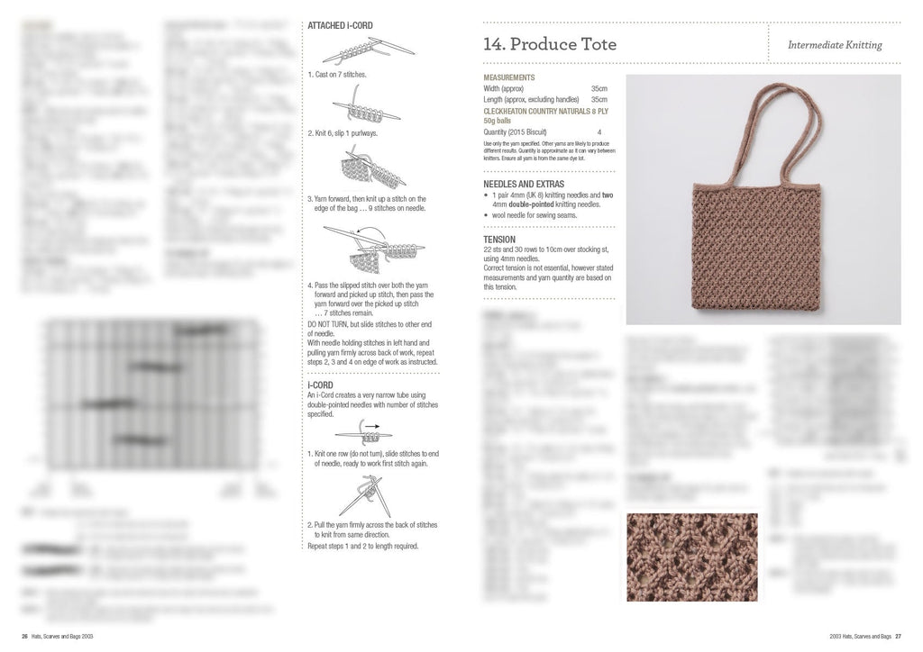 Book 2003 - Cleckheaton hats, scarves and bags - Mooroolbark Wool