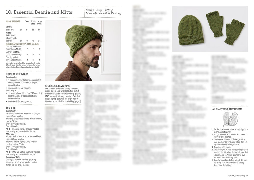 Book 2003 - Cleckheaton hats, scarves and bags - Mooroolbark Wool