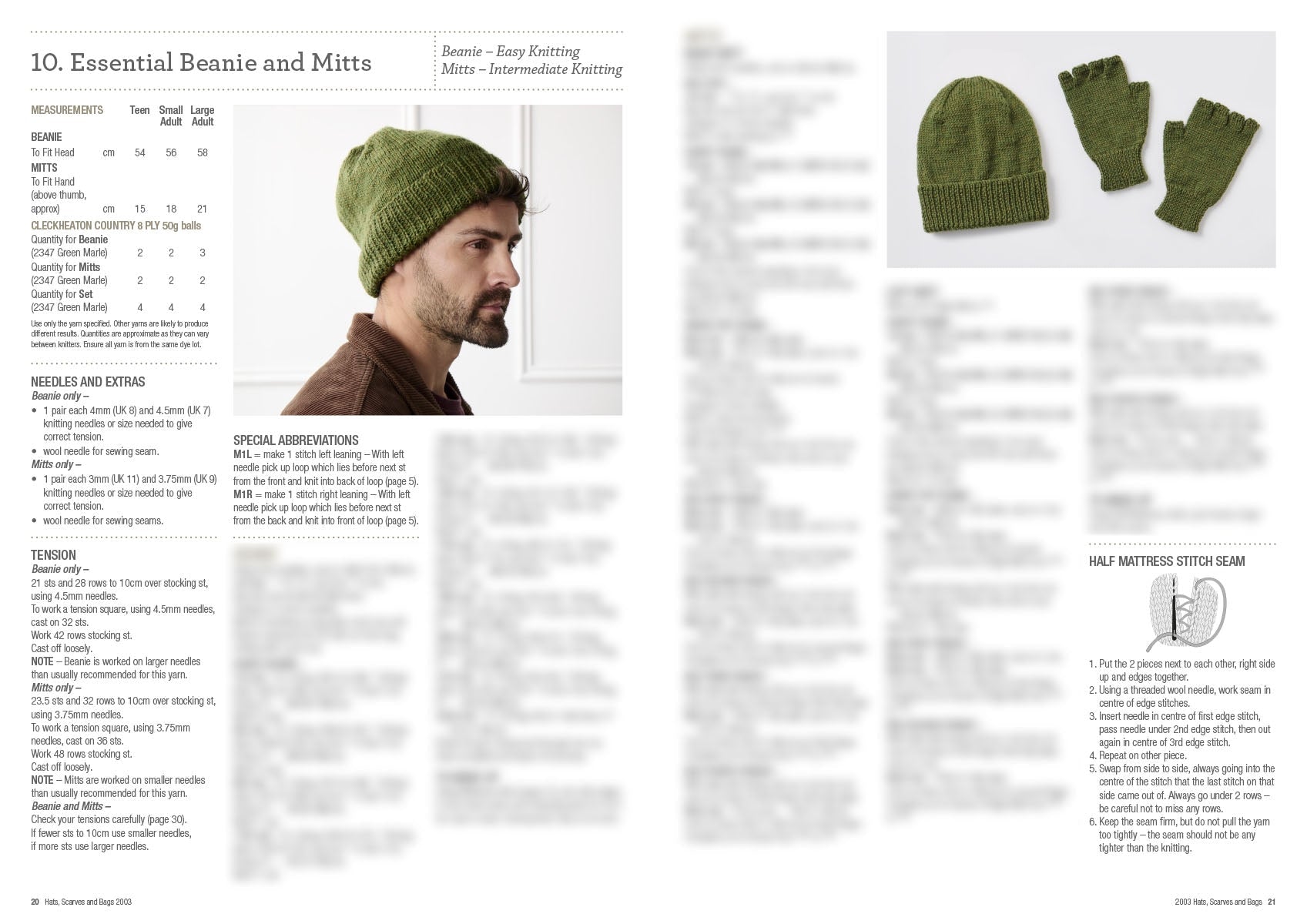 Book 2003 - Cleckheaton hats, scarves and bags - Mooroolbark Wool