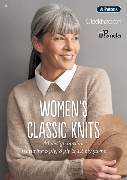Book 301 - Women's Classic Knits - Mooroolbark Wool
