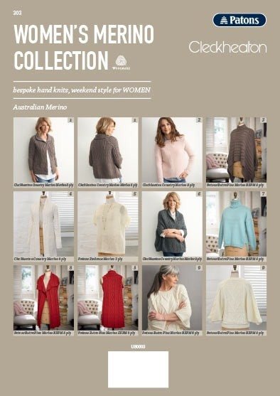 Book 303 - Women's Merino Collection - Mooroolbark Wool