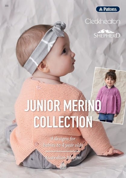 Book 355 - Junior Merino Collection - Mooroolbark Wool
