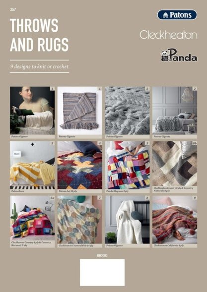 Book 357 - Throws and Rugs - Mooroolbark Wool