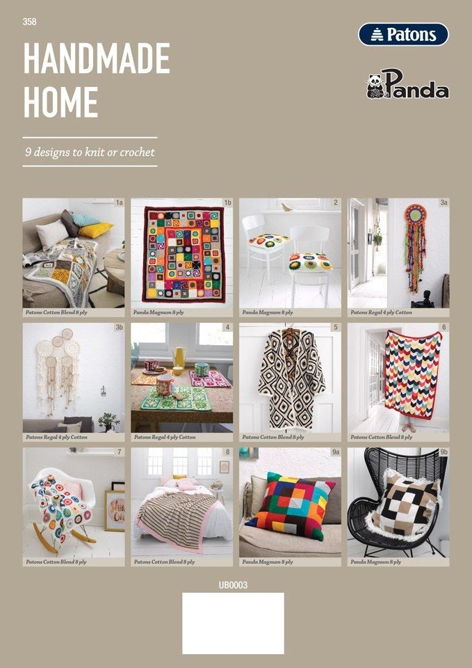 Book 358 - Handmade Home - Mooroolbark Wool