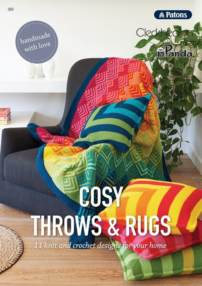 Book 360 - Cosy Throws and Rugs - Mooroolbark Wool