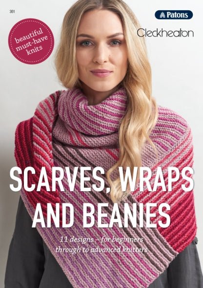 Book 361 - Scarves, Wraps and Beanies - Mooroolbark Wool