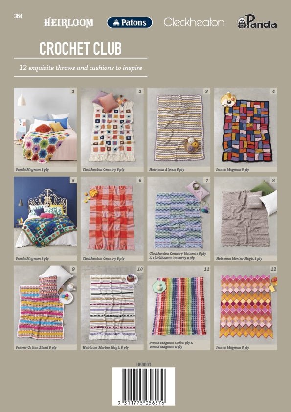 Book 364 - Crochet Club - Mooroolbark Wool