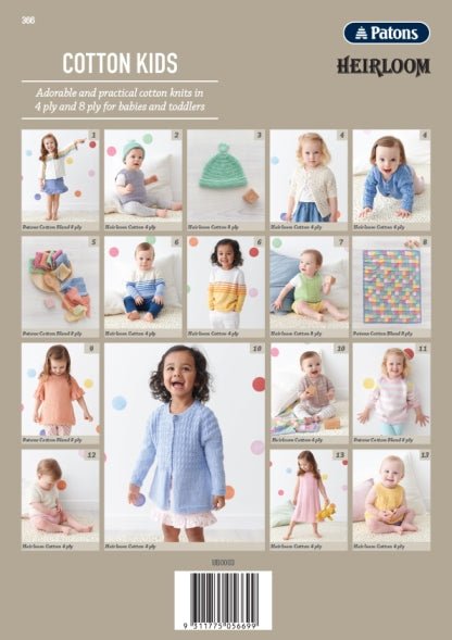 Book 366 - Cotton Kids - Mooroolbark Wool