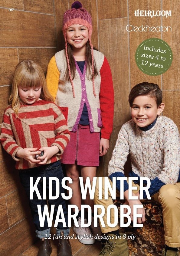 Book 367 - Kids Winter Wardrobe - Mooroolbark Wool