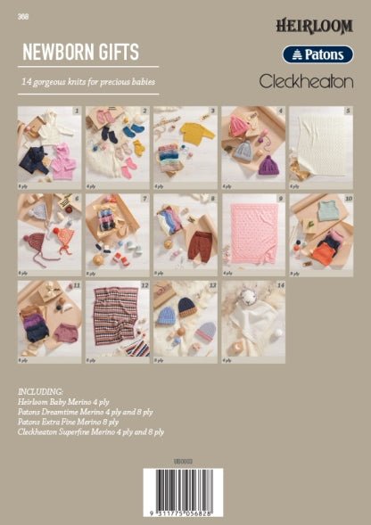 Book 368 - Newborn Gifts - Mooroolbark Wool