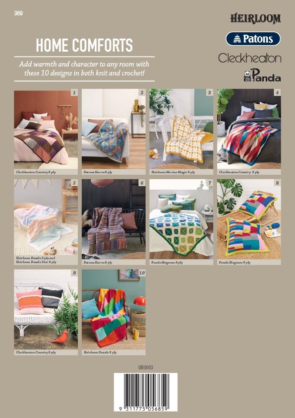 Book 369 - Home Comforts - Mooroolbark Wool