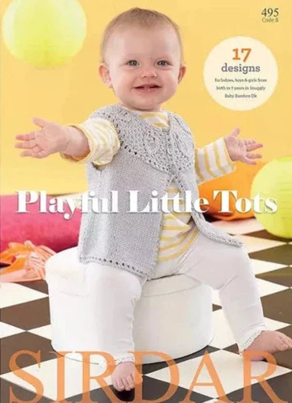 Book 495 - Sirdar Playful Little Tots - Mooroolbark Wool