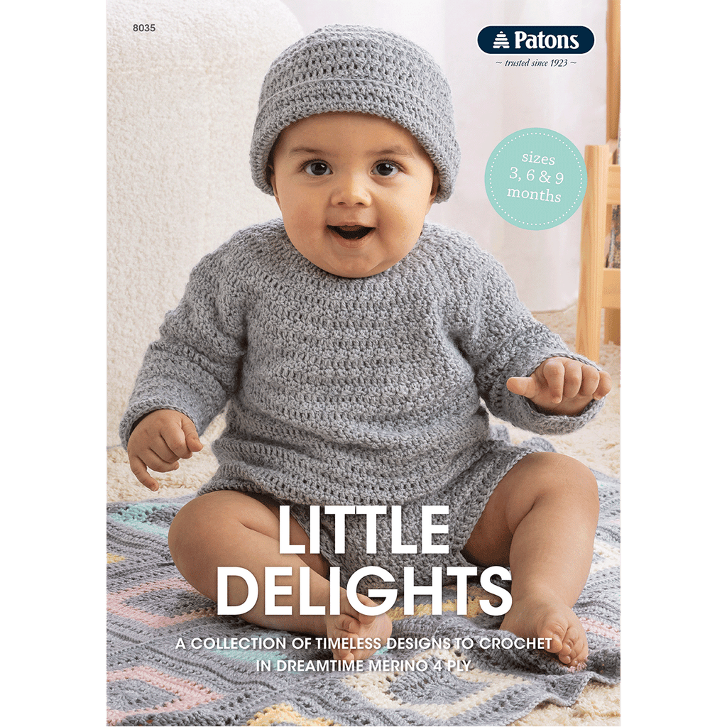 Book 8035 - Patons Little Delights - Original Copy - Mooroolbark Wool