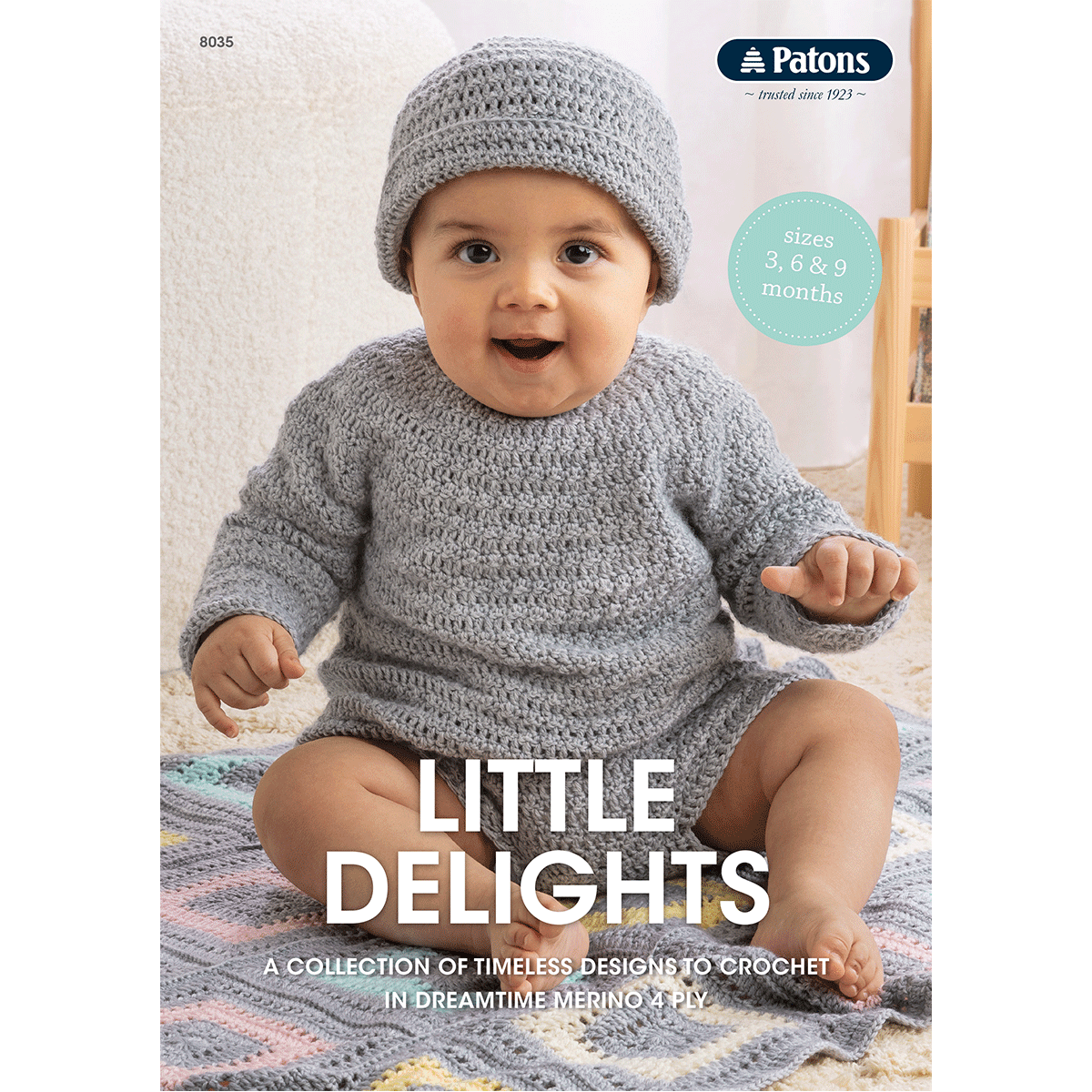 Book 8035 - Patons Little Delights - Original Copy - Mooroolbark Wool