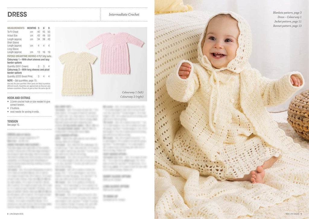 Book 8035 - Patons Little Delights - Original Copy - Mooroolbark Wool