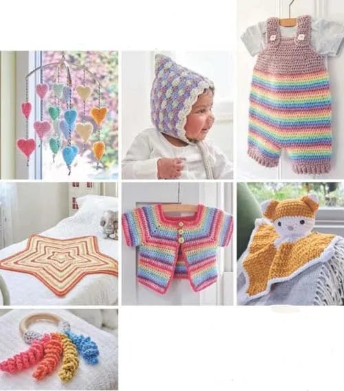 Book -  Baby Crochet - Mooroolbark Wool